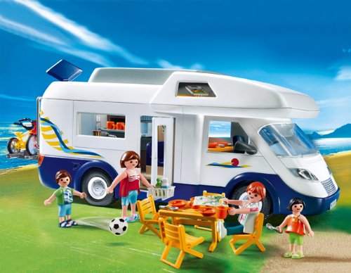 PLAYMOBIL - Caravana Familiar, Set de Juego (4859)