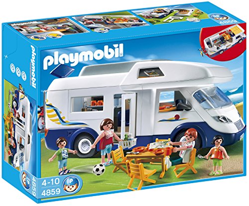 PLAYMOBIL - Caravana Familiar, Set de Juego (4859)