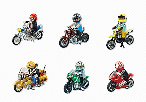 Playmobil Coleccionables - Sports & Action Moto de Motocross Playsets de Figuras de jugete (Playmobil 5525)