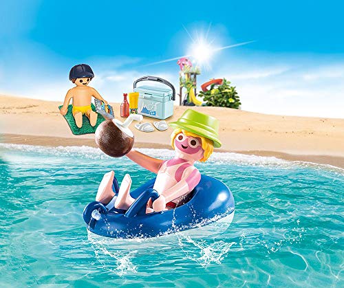 PLAYMOBIL Family Fun 70112 - Bañera Flotante con Flotador para niños a Partir de 4 años