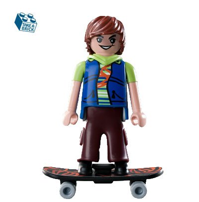 Playmobil - Figura Playmobil Skateboarder