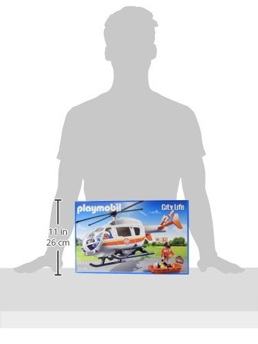 Playmobil Helicóptero Médico de Emergencia 6686