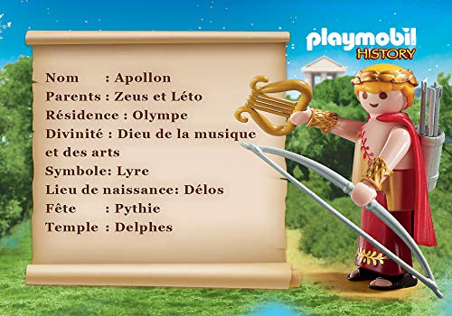 PLAYMOBIL History Greek Gods 70218 Apollo