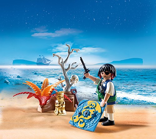 PLAYMOBIL- Huevo Pirata con Tesoro, Color (4945)