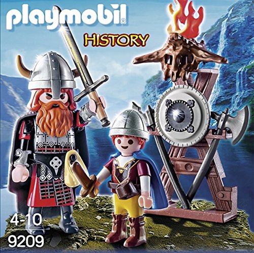 PLAYMOBIL Huevos- Vikingos con Escudo (9209)