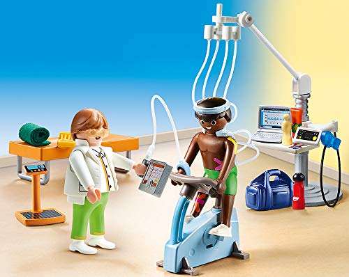 Playmobil® Juego de 5 hospitales City Life 70190 70195 70196 70197 70198 + cuatro médicos: fisioterapeuta, radiólogo, oftalmólogo, dentista y dentista