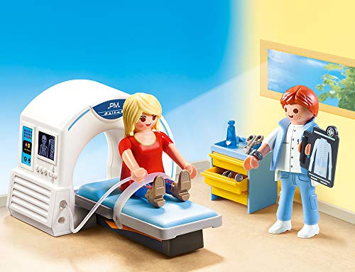 Playmobil® Juego de 5 hospitales City Life 70190 70195 70196 70197 70198 + cuatro médicos: fisioterapeuta, radiólogo, oftalmólogo, dentista y dentista