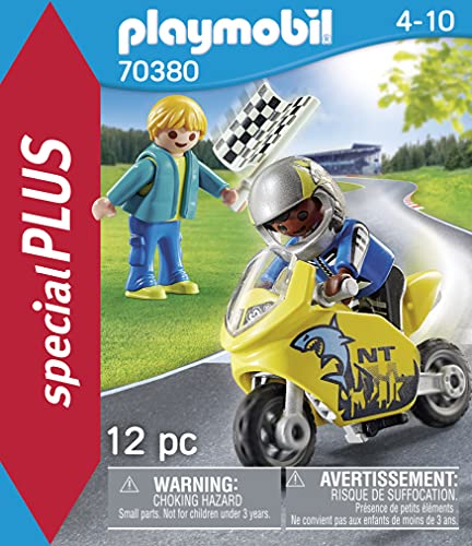 PLAYMOBIL-Niños con Mini-Moto, Color no aplicable (Geobra Brandstätter Stiftung & Co. KG 70380)