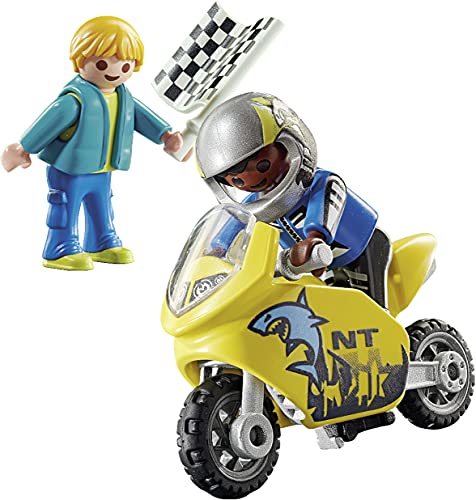 PLAYMOBIL-Niños con Mini-Moto, Color no aplicable (Geobra Brandstätter Stiftung & Co. KG 70380)