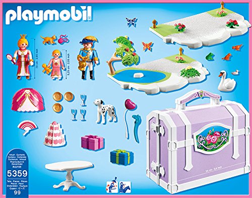 PLAYMOBIL Princesas - Maletín de cumpleaños, playset (5359)