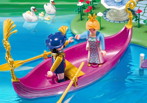 PLAYMOBIL Princesas - Princess Isla de la Princesa y Góndola Romántica Juguetes y Juegos 5456