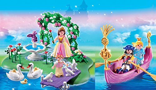 PLAYMOBIL Princesas - Princess Isla de la Princesa y Góndola Romántica Juguetes y Juegos 5456