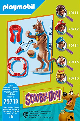 PLAYMOBIL SCOOBY-DOO! 70713 Figura Coleccionable Socorrista, A partir de 5 años