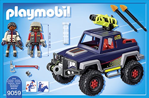 PLAYMOBIL- Todoterreno con Piratas del Hielo, única (9059)