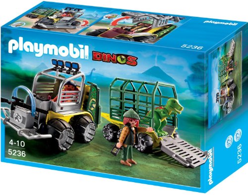 PLAYMOBIL - Vehículo con bebé T-Rex (5236)