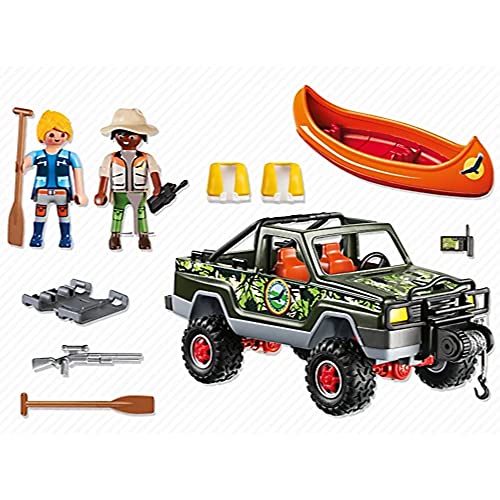 Playmobil Wild Life Adventure Pickup Truck 2pieza(s) figura de construcción - Figuras de construcción (Multicolor, Playmobil, 4 año(s), 10 año(s), Niño/niña, 2 pieza(s))