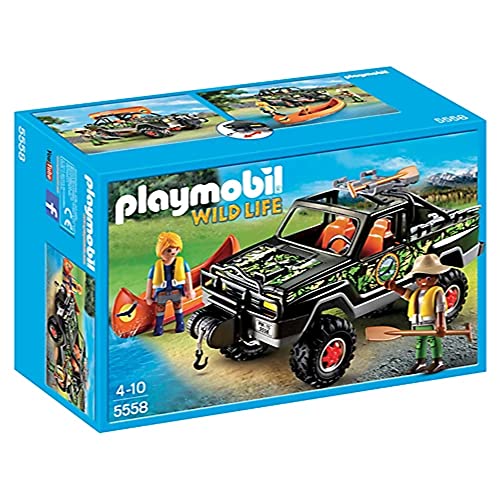 Playmobil Wild Life Adventure Pickup Truck 2pieza(s) figura de construcción - Figuras de construcción (Multicolor, Playmobil, 4 año(s), 10 año(s), Niño/niña, 2 pieza(s))