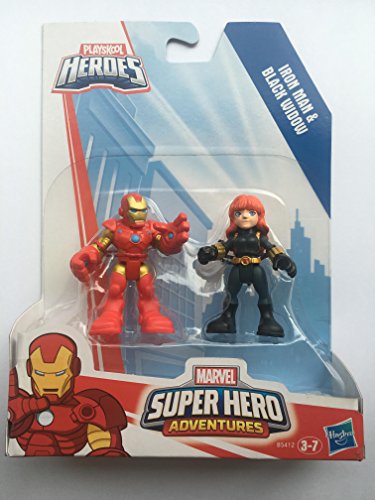 Playskool - Pack de 2 Figuras Marvel Hero Adventures Batalla (Hasbro A7109EU6)