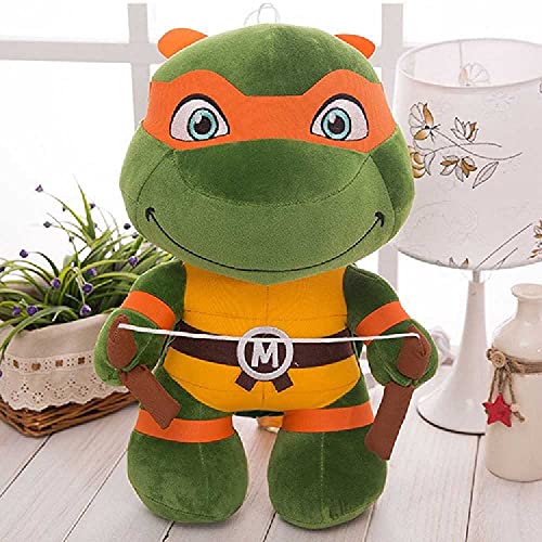 plkm Muñeca Teenage Mutant Ninja Turtles, Tortuga De Ojos Grandes De Peluche 25 cm/Orange