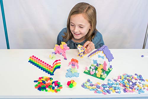 Plus-Plus 9603812 Mini Geniales Juguetes de construcción Aprender to Build Super Pastel, 1200 Piezas, Multicolor