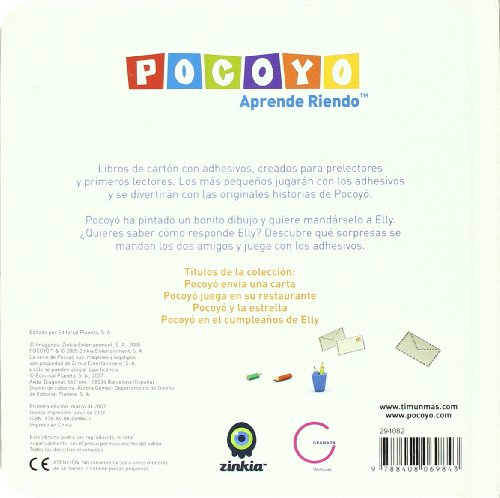 Pocoyó envía una carta: Libro con adhesivos (Pocoyo)