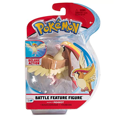 Pokemon Figuras 10-12 cm, Pidgeot – Juguetes Pokemon Nueva 2021 – Figuras Pokemon - Licenciado Oficialmente Pokemon Juguetes