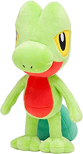 Pokemon- Geckabor Treecko 20 cm – Nueva Juguetes 2021-Pokemon Peluche con Licencia Oficial, Multicolor (Boti BO39936)