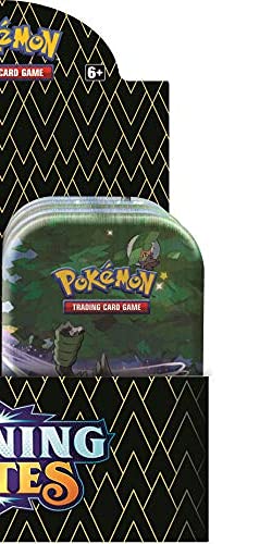 Pokémon, Shining Fates: Cajita de Metal (una al Azar), Juego de Cartas para 2 Jugadores a Partir de 6 años, más de 10 Minutos de Tiempo de Juego