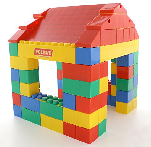 Polesie 37473 - Juego de construcción de Casas (134 Piezas, Multicolor