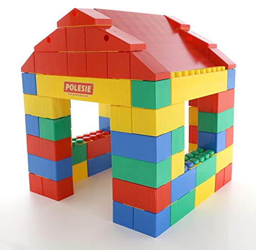 Polesie 37473 - Juego de construcción de Casas (134 Piezas, Multicolor