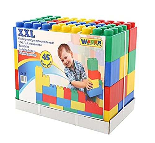 Polesie - Juego de construcción de plástico XXL, 45 piezas, Multicolor (PW37510)