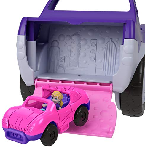 Polly Pocket Coche misión secreta, coche de muñecas (Mattel FWY26)