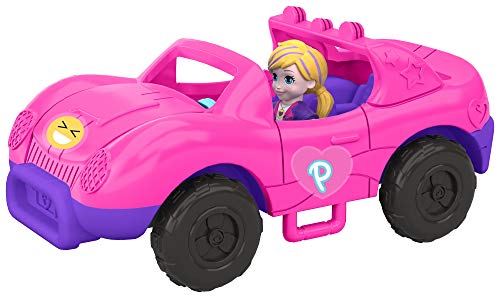 Polly Pocket Coche misión secreta, coche de muñecas (Mattel FWY26)