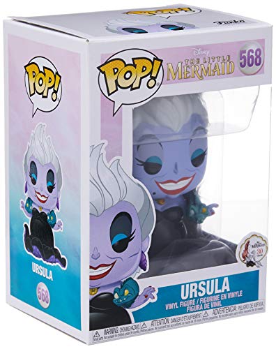 Pop! Figura de Vinilo: Disney: Little Mermaid - Ursula w/ Eels, Multicolor, Talla Única