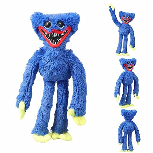 Poppy Playtime Huggy Wuggy New Game Plushie 40CM Muñeca de peluche Azul Juguete (Rosa+Azul)