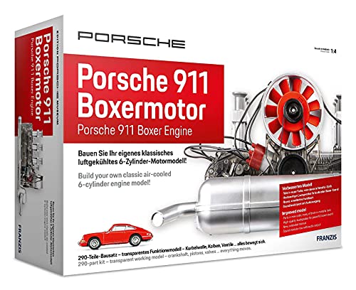 Porsche 911 Boxermotor: Bauen Sie Ihr eigenes klassisches luftgekühltes 6-Zylinder-Motormodell