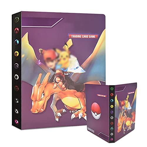 Porta Carte, Raccoglitore Carte da Gioco, Album di Carte Collezionabili, Album per Carte GX, Album Cards GX EX Trainer, Album Cartella , 30 Pagine 240 capacità di Carte（Drago volante）