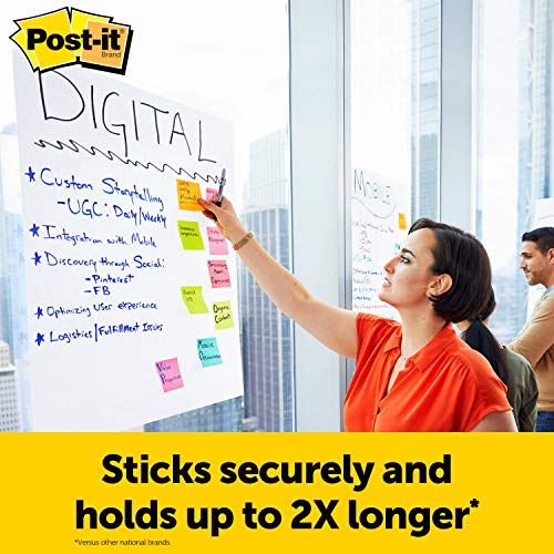 Post-It 559 - Sticky Pack: Bloc de papel para rotafolio reposicionable para gráficos de reuniones: paquete de 4 +2 gratis