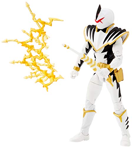 Power Rangers Lightning Collection Dino Thunder White Ranger - Figura de acción Coleccionable (15 cm, para Edades de 4 años en adelante, con Accesorios)