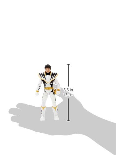 Power Rangers Lightning Collection Dino Thunder White Ranger - Figura de acción Coleccionable (15 cm, para Edades de 4 años en adelante, con Accesorios)