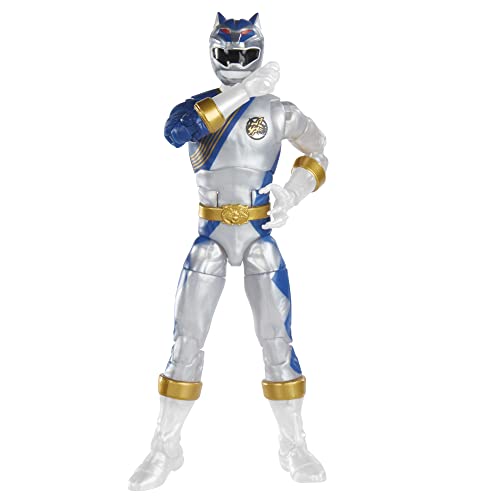 Power Rangers Lightning Collection - Wild Force Lunar Wolf Ranger - Figura de acción Coleccionable, Premium, de 15 cm - Empaque con Estilo Power Pop Art