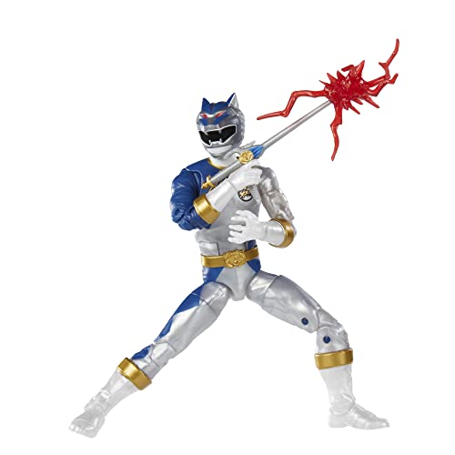 Power Rangers Lightning Collection - Wild Force Lunar Wolf Ranger - Figura de acción Coleccionable, Premium, de 15 cm - Empaque con Estilo Power Pop Art