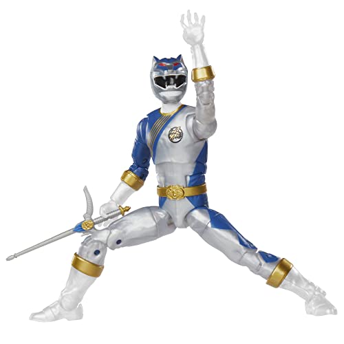 Power Rangers Lightning Collection - Wild Force Lunar Wolf Ranger - Figura de acción Coleccionable, Premium, de 15 cm - Empaque con Estilo Power Pop Art