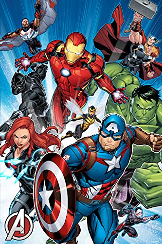 Prime 3D-RD-RS263089 Puzzle lenticular Marvel Vengadores Personajes 200 Piezas, Multicolor, único (33032)