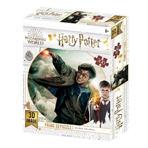 Prime 3D- Redstring - Puzzle lenticular Harry Potter Batalla 300 piezas (Efecto 3D) (1)