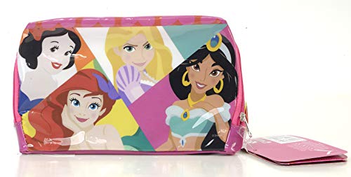 Princess Essential Makeup Bag - Set de Maquillaje para Niñas - Set de Maquillaje y Belleza de Princesas Disney en un Colorido Maletín y Accesorios Divertidos - Juguetes y Regalos para Niñas