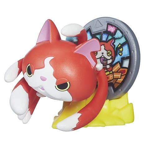 Productos Licenciados Yo-Kai Watch - Figura Jibanyan (Hasbro) | Figura con Medalla 6cm