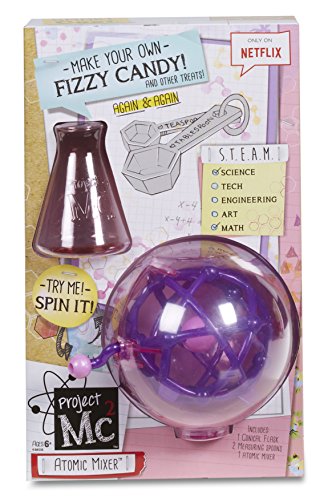 Project MC2 Atomic Mixer Kit de experimentos - Juguetes y Kits de Ciencia para niños (Química, Kit de experimentos, 6 año(s), Chica, Gris, Rosa, Púrpura, De plástico)