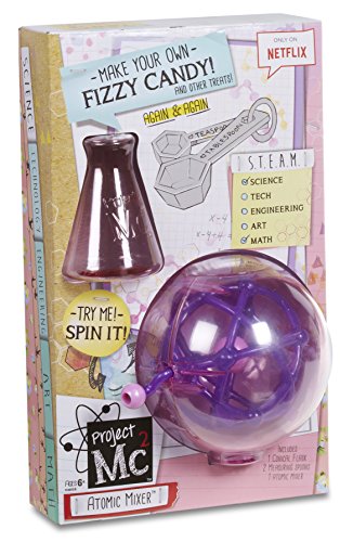 Project MC2 Atomic Mixer Kit de experimentos - Juguetes y Kits de Ciencia para niños (Química, Kit de experimentos, 6 año(s), Chica, Gris, Rosa, Púrpura, De plástico)