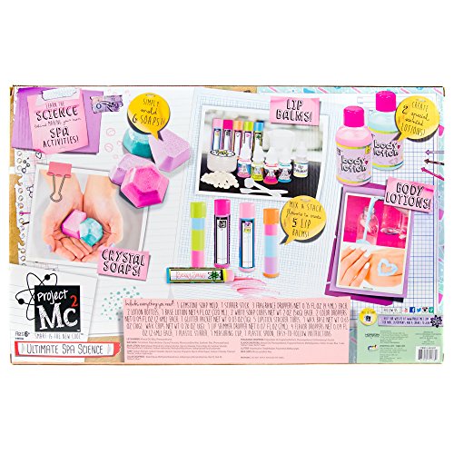 Project MC2 Ultimate Spa Science Kit For Making Your Own: Lip Balm, Crystal Soaps and Lotion